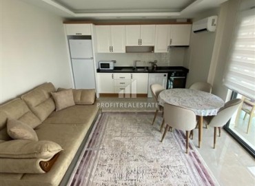 Меблированная трехкомнатная квартира, 70м² в новом элитном комплексе на первой береговой линии Махмутлара, Алания ID-18619 фото-3