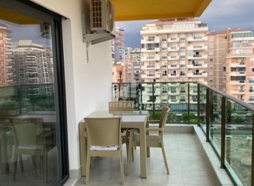 Меблированная трехкомнатная квартира, 70м² в новом элитном комплексе на первой береговой линии Махмутлара, Алания ID-18619 фото-9