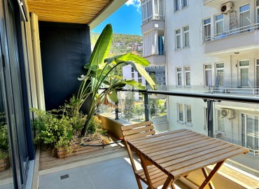 Меблированная квартира с одной спальней, 50м², в новостройке премиум класса в центре Алании, у пляжа Клеопатры ID-18620 фото-11