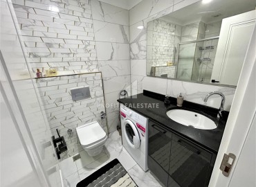 Видовая меблированная квартира с одной спальней, 60м², в комплексе премиум класса в Авсалларе, Авсаллар ID-18622 фото-8