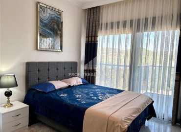 Видовая меблированная квартира с одной спальней, 60м², в комплексе премиум класса в Авсалларе, Авсаллар ID-18622 фото-11