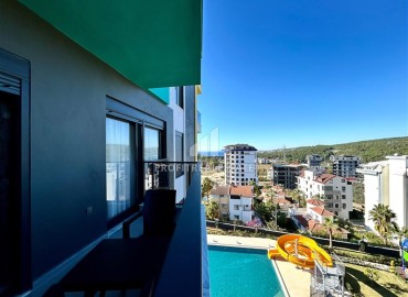 Видовая меблированная квартира с одной спальней, 60м², в комплексе премиум класса в Авсалларе, Авсаллар ID-18622 фото-16