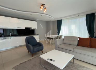 Меблированные апартаменты 1+1, 65м², в элитном комплексе с собственным пляжем в Каргыджаке, Алания ID-18625 фото-3