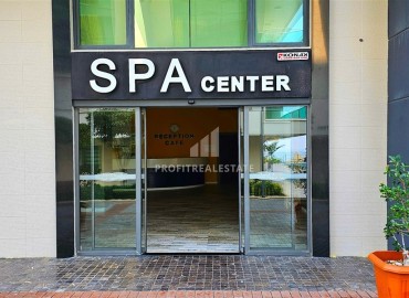 Меблированные апартаменты 1+1, 65м², в элитном комплексе с собственным пляжем в Каргыджаке, Алания ID-18625 фото-11