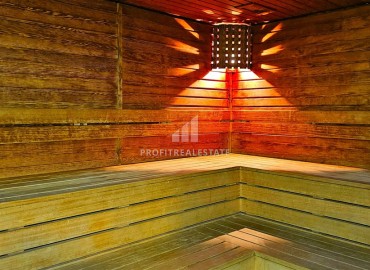 Меблированные апартаменты 1+1, 65м², в элитном комплексе с собственным пляжем в Каргыджаке, Алания ID-18625 фото-15