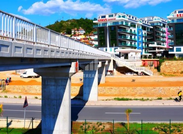 Меблированные апартаменты 1+1, 65м², в элитном комплексе с собственным пляжем в Каргыджаке, Алания ID-18625 фото-20