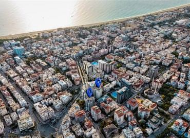 Инвестиционный проект на этапе планирования: квартиры 55-135м², в резиденции в центре Алании, в 580м от пляжа Клеопатры ID-18627 фото-2