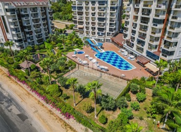 Уютная квартира с одной спальней, 60м², в элитном комплексе в Авсалларе, Алания, в 600м от моря ID-18637 фото-14