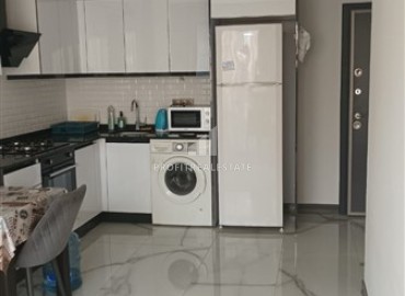 New one-bedroom unfurnished apartment, 500 meters from the sea, in a residence with a winter pool, in the center of Alanya ID-16766 фото-4