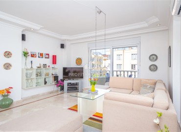 Меблированная квартира с двумя спальнями, 110м², в комплексе с бассейном, в 150м от моря в районе Алании Оба ID-17563 фото-4