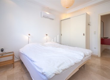 Меблированная квартира с двумя спальнями, 110м², в комплексе с бассейном, в 150м от моря в районе Алании Оба ID-17563 фото-6