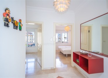 Меблированная квартира с двумя спальнями, 110м², в комплексе с бассейном, в 150м от моря в районе Алании Оба ID-17563 фото-10