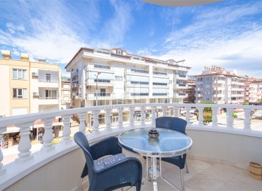 Меблированная квартира с двумя спальнями, 110м², в комплексе с бассейном, в 150м от моря в районе Алании Оба ID-17563 фото-13