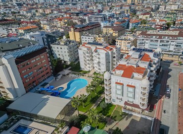 Меблированная квартира с двумя спальнями, 110м², в комплексе с бассейном, в 150м от моря в районе Алании Оба ID-17563 фото-19