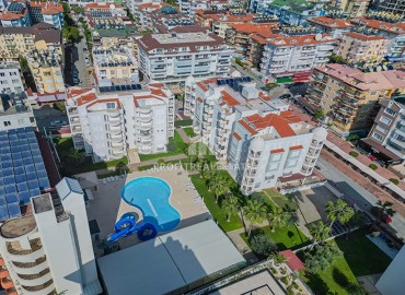 Меблированная квартира с двумя спальнями, 110м², в комплексе с бассейном, в 150м от моря в районе Алании Оба ID-17563 фото-20