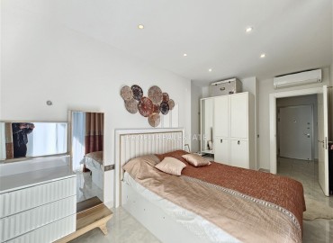 Стильная видовая квартира 1+1, 65м², в фешенебельном комплексе на первой береговой линии в Махмутларе, Алания. ID-18640 фото-11