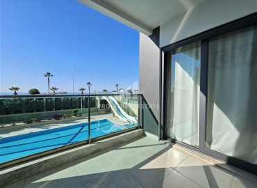 Стильная видовая квартира 1+1, 65м², в фешенебельном комплексе на первой береговой линии в Махмутларе, Алания. ID-18640 фото-12