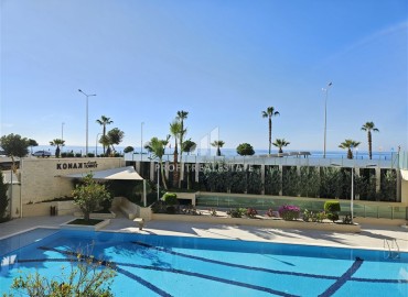 Стильная видовая квартира 1+1, 65м², в фешенебельном комплексе на первой береговой линии в Махмутларе, Алания. ID-18640 фото-13