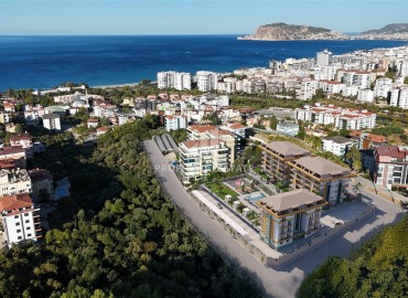 Квартиры разных планировок, 55-234м², в строящемся комфортабельном комплексе, в районе Кестель, Алания ID-18641 фото-2