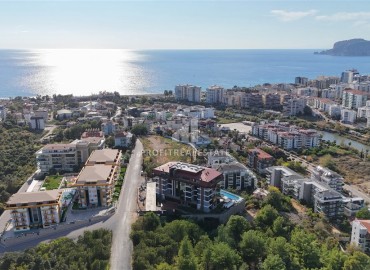 Квартиры разных планировок, 55-234м², в строящемся комфортабельном комплексе, в районе Кестель, Алания ID-18641 фото-3