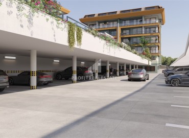 Квартиры разных планировок, 55-234м², в строящемся комфортабельном комплексе, в районе Кестель, Алания ID-18641 фото-11