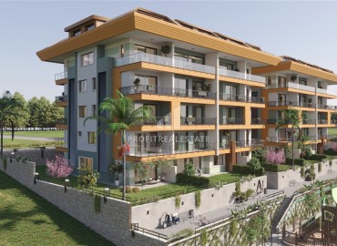 Квартиры разных планировок, 55-234м², в строящемся комфортабельном комплексе, в районе Кестель, Алания ID-18641 фото-13