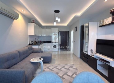 Комфортабельная квартира-студия, 40м², с великолепным видом на горы в резиденции с отельной инфраструктурой в Махмутларе, Алания ID-18643 фото-2