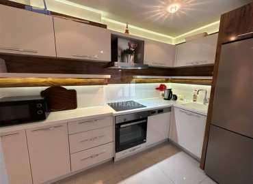 Двухкомнатная меблированная квартира, 65м², с видом на море в элитном комплексе Махмутлара, Алания ID-18648 фото-6