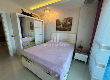 Двухкомнатная меблированная квартира, 65м², с видом на море в элитном комплексе Махмутлара, Алания ID-18648 фото-9