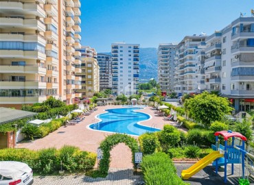 Двухкомнатная меблированная квартира, 65м², с видом на море в элитном комплексе Махмутлара, Алания ID-18648 фото-15