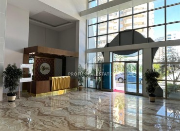 Двухкомнатная меблированная квартира, 65м², с видом на море в элитном комплексе Махмутлара, Алания ID-18648 фото-16