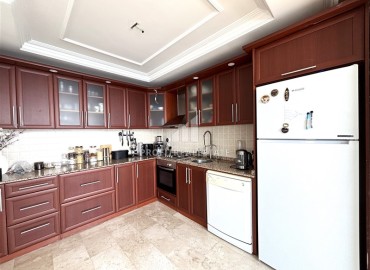 Пентхаус 4+1, 200м², на первой береговой линии с захватывающим видом на море и крепость Алании, в центре района Тосмур, Алания ID-18650 фото-11