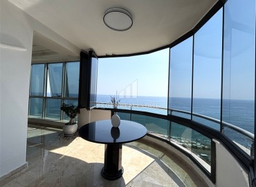 Пентхаус 4+1, 200м², на первой береговой линии с захватывающим видом на море и крепость Алании, в центре района Тосмур, Алания ID-18650 фото-14