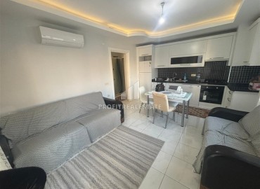 Меблированная квартира 1+1, 60м, с видом на горы, в комфортабельном комплексе, у моря в Махмутларе, Алания ID-18654 фото-2