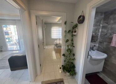 Меблированная квартира 1+1, 60м, с видом на горы, в комфортабельном комплексе, у моря в Махмутларе, Алания ID-18654 фото-7