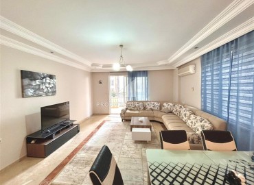 Большая квартира с двумя спальнями, 125м², в резиденции с бассейном на первой линии в Махмутларе, Алания ID-18655 фото-4