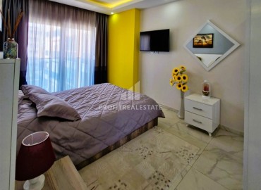 Комфортабельные двухкомнатные апартаменты, 65м², с остекленным балконом в 350м от моря в Махмутларе, Алания ID-18657 фото-7