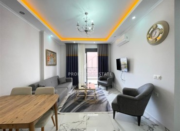 Стильные апартаменты 1+1 с дизайнерским интерьером, 55м², в новом комплексе премиум класса в Махмутларе, Алания ID-18662 фото-4