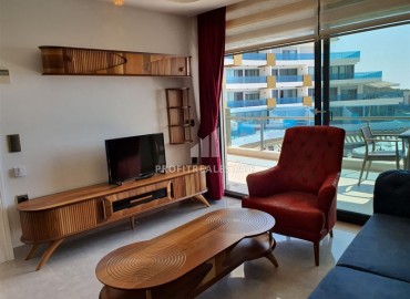 Видовые меблированные апартаменты 1+1, 80м², в элитной резиденции с услугами отеля 5˟ в Конаклы, Алания. ID-18665 фото-4