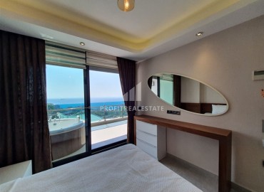 Видовые меблированные апартаменты 1+1, 80м², в элитной резиденции с услугами отеля 5˟ в Конаклы, Алания. ID-18665 фото-7