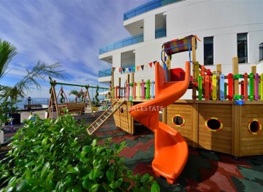 Видовые меблированные апартаменты 1+1, 80м², в элитной резиденции с услугами отеля 5˟ в Конаклы, Алания. ID-18665 фото-20