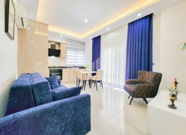 Элегантные двухкомнатные апартаменты, 50м², в новом комфортабельном комплексе в Авсалларе, Алания ID-18666 фото-5