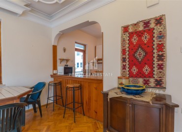 Меблированная квартира с двумя спальнями, 130м², в доме городского типа в центре Алании в 50м от пляжа Клеопатры ID-18668 фото-6