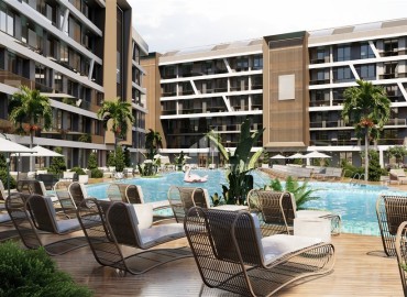 Проект с хорошей инфраструктурой с рассрочкой от застройщика в Анталии, Хурма: квартиры разных планировок, 55-120м² ID-18673 фото-4