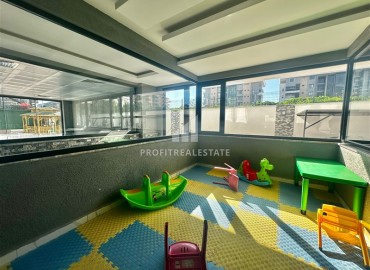 Двухкомнатная меблированная квартира, 50м², в новом комфортабельном комплексе, у моря в Каргыджаке, Алания ID-18677 фото-16