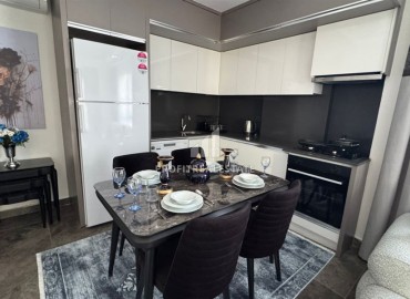 Стильные апартаменты с одной спальней, 55м², в резиденции премиум класса в Махмутларе, Алания, 750м от моря ID-18678 фото-3