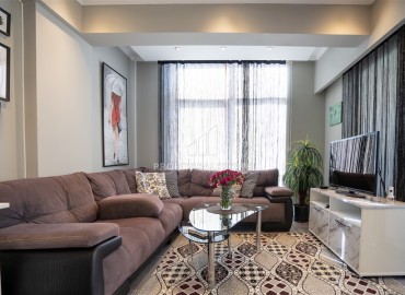 Линейная квартира с тремя спальнями, 130м², готовая к проживанию, в 300м от моря в районе Оба, Алания под ВНЖ ID-18681 фото-7