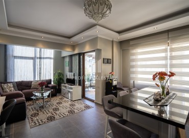 Линейная квартира с тремя спальнями, 130м², готовая к проживанию, в 300м от моря в районе Оба, Алания под ВНЖ ID-18681 фото-12