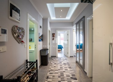 Линейная квартира с тремя спальнями, 130м², готовая к проживанию, в 300м от моря в районе Оба, Алания под ВНЖ ID-18681 фото-13