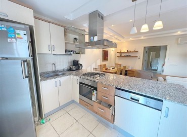 Меблированная квартира с двумя спальнями, 110м², в уютной резиденции в Оба, Алания под ВНЖ ID-18047 фото-6